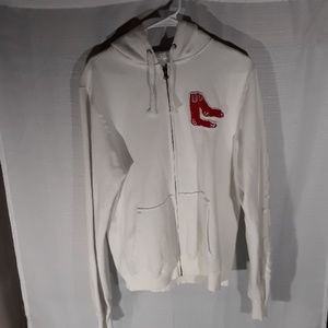 Soft as a grape Red Sox full zip-up sweater